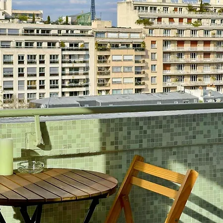 Apartment Terrasse - Vue Tour Eiffel Paris